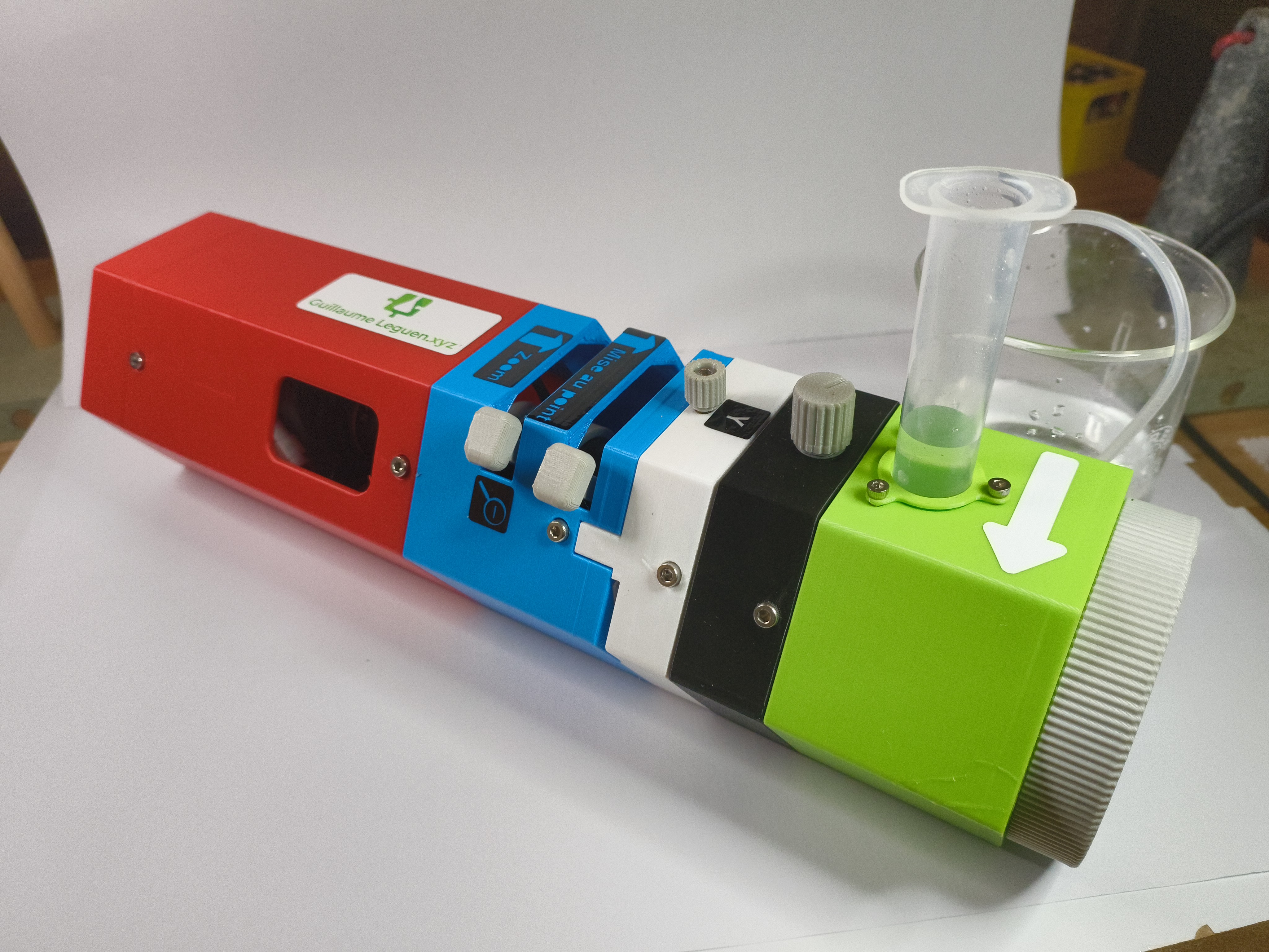 Photo de la lorgnette des micromondes